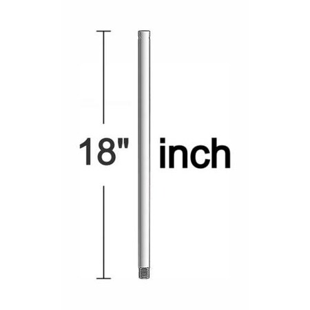 Monte Carlo Steel Fan Down Rod DR18BS